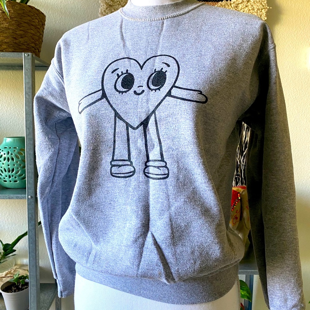 Grey crew neck